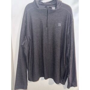 Alaskan Hardgear Duluth Trading Co Mens 3XL Heather Gray 1/4 Zip Hoodie Pullover